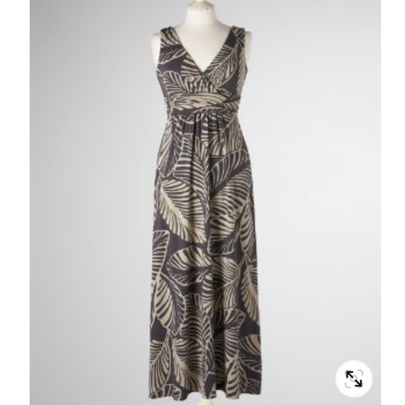 Boden Dresses & Skirts - Boden 6 Twist Waist Palm Print Jersey Maxi Dress